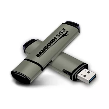 ISTORAGE STICK Kanguru SS3 32GB chiavetta USB 3.2 Gen 1 con crittografia hardware