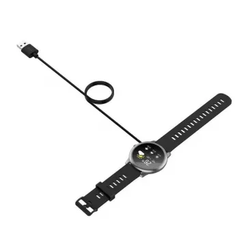 iWear CH2 cavo di alimentazione universale USB 1m per smartwatch caricabatterie magnetico 2 pin 4mm