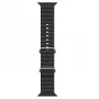 iWear Cinturino in Silicone Morbido Grooved 20mm S1 per Apple Watch 49mm / 45mm / 44mm / 42mm Nero