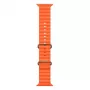 iWear S1 cinturino in silicone morbido Grooved 20mm per Apple Watch 49mm / 45mm / 44mm / 42mm arancione