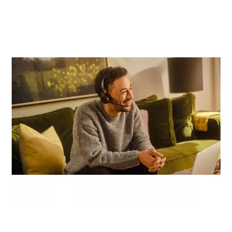 Jabra Evolve3 45 Cuffie stereo con Link 390a base Microsoft