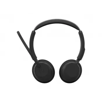 Jabra Evolve3 45 MS Cuffie stereo, Link 390c, base di ricarica, nero
