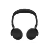 Jabra Evolve3 65 Flex MS headset on-ear wireless Bluetooth con adattatore Link 390c, nero