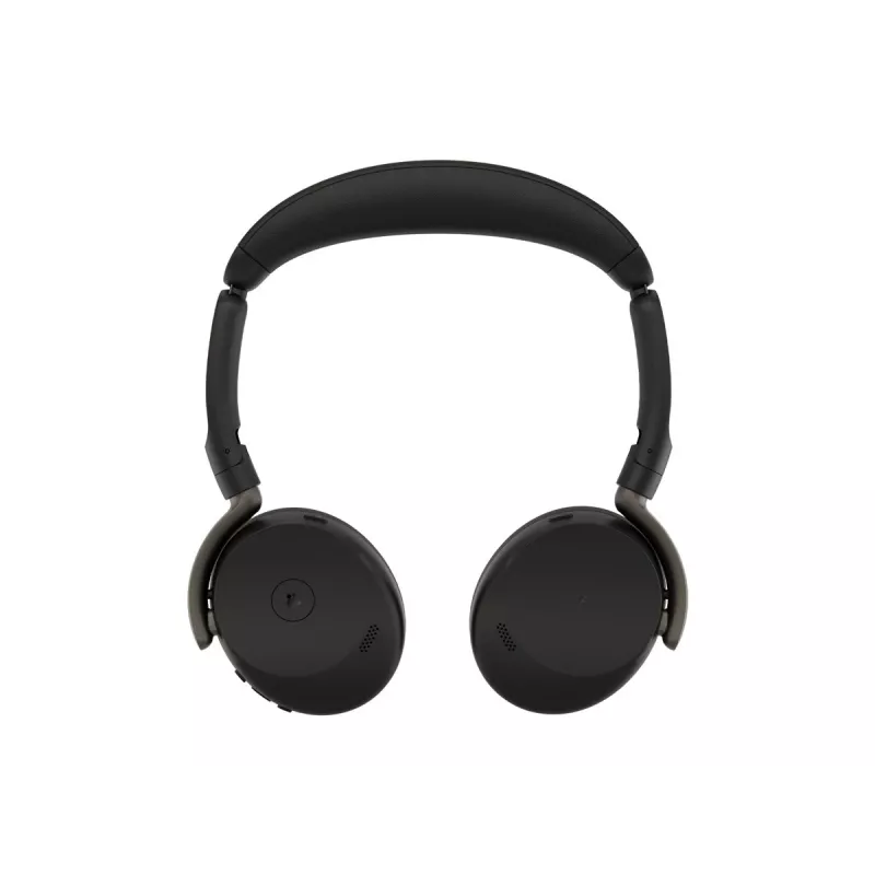 Jabra Evolve3 65 Flex MS headset on-ear wireless Bluetooth con adattatore Link 390c, nero