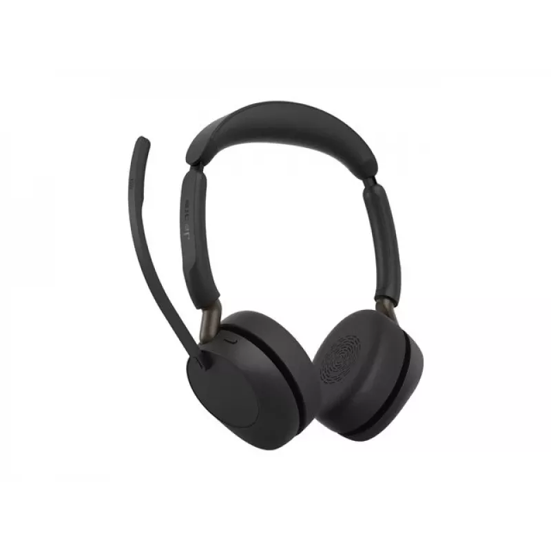 Jabra Evolve3 65 Headset stereo wireless Link 390a, nero, certificato Microsoft Teams