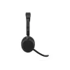 Jabra Evolve3 65 UC Stereo cuffie con microfono, Link 390c, nero