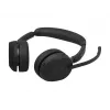 Jabra Evolve3 65 MS Stereo cuffie wireless con Link 390c, nero