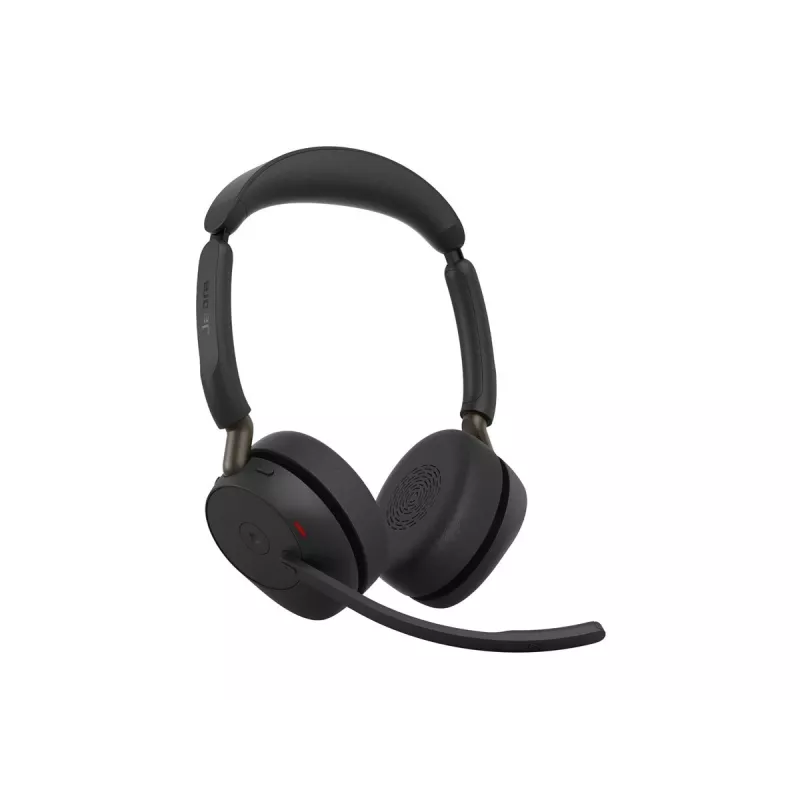 Jabra Evolve3 65 MS Stereo cuffie wireless con Link 390c, nero