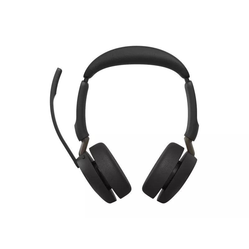 Jabra Evolve3 65 UC Stereo cuffie con microfono, Link 390c, base di ricarica, nero