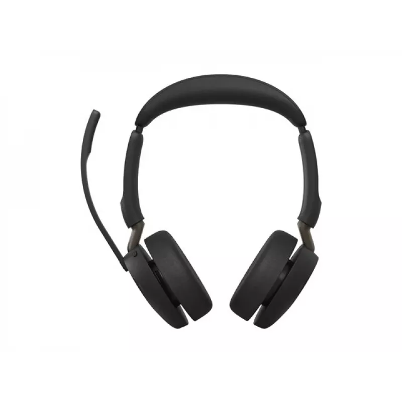 Jabra Evolve3 65 UC Stereo cuffie con microfono, Link 390c, base di ricarica, nero