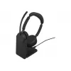 Jabra Evolve3 65 Headset stereo wireless con Link 390c e base di ricarica – certificato Microsoft Teams