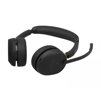 Jabra Evolve3 65 Headset stereo wireless con Link 390c e base di ricarica – certificato Microsoft Teams