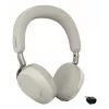 Jabra Evolve3 75 UC headset Bluetooth on-ear wireless con cancellazione del rumore e adattatore Link 390c (Warm Grey)