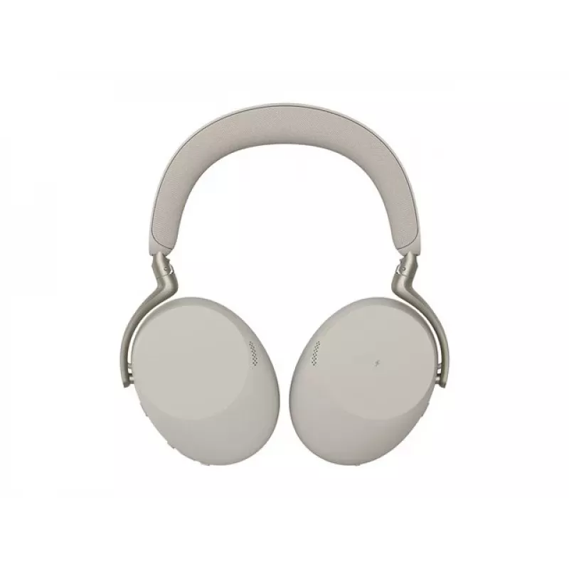 Jabra Evolve3 85 UC cuffie wireless over-ear con cancellazione attiva del rumore e adattatore Link 390C, Warm Grey