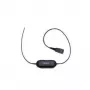 Cavo per cuffia Jabra GN1200 Smart Cord da QD a RJ10, 0,8 m, dritto, nero (88001-99)