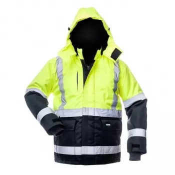 GIACCA CANVAS HI-VIS WJ-8946 GIALLO/BLU 3XL