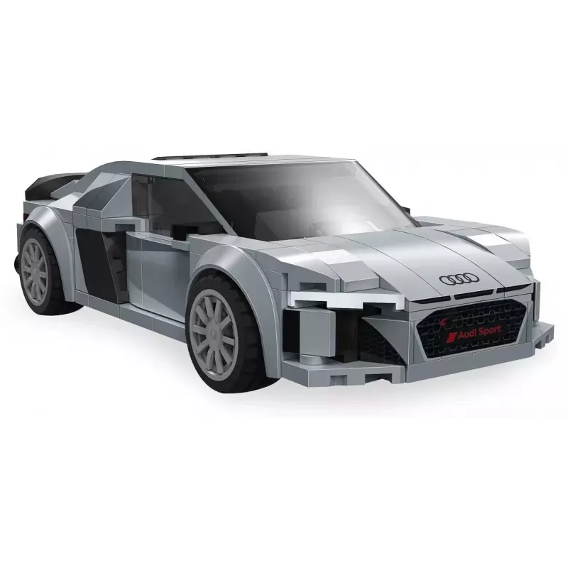 Jamara CaDA Audi R8 Coupé set di costruzioni in scala 1:24 – 272 pezzi, grigio, da 8 anni