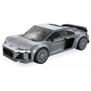 Jamara CaDA Audi R8 Coupé set di costruzioni in scala 1:24 – 272 pezzi, grigio, da 8 anni