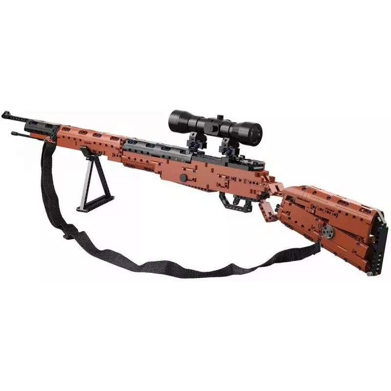 Jamara CaDA Karabiner 98K Set di costruzione mattoncini marrone 8+