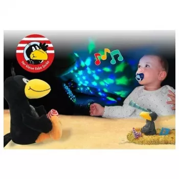 Jamara proiettore stellare LED luce notturna Der kleine Rabe Socke 6M
