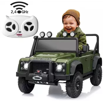 Jamara Ride-on Land Rover Defender 110 SVX verde 2,4GHz Li-Po