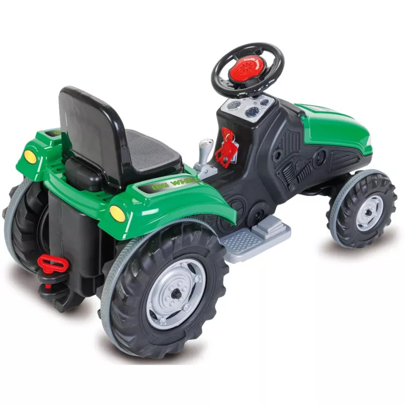 Jamara trattore a pedali Big Wheel 12V verde 3+