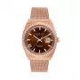 JASON HYDE MAN JH30005 Orologio al quarzo 40mm quadrante blu cinturino in maglia d'acciaio inox argento