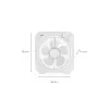 JATA JVVS3116 Ventilatore a piantana, 45 W, 40 cm, 3 velocità, oscillante, bianco
