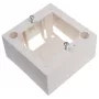 JAVEL Scatola singola da parete per 2 moduli M45, 1M, 45x45, bianco