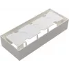 JAVEL scatola tripla da parete 6 moduli M45 bianco