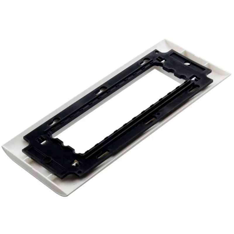 JAVEL telaio di supporto triplo per 6 moduli M45, bianco