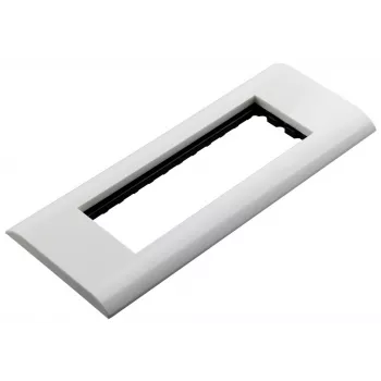 JAVEL telaio di supporto triplo per 6 moduli M45, bianco