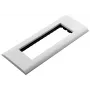 JAVEL telaio di supporto triplo per 6 moduli M45, bianco