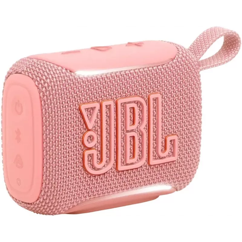 JBL Go 5 Altoparlante Bluetooth portatile rosa EU (IP67, Bluetooth 5.3, 4.2W, USB-C)
