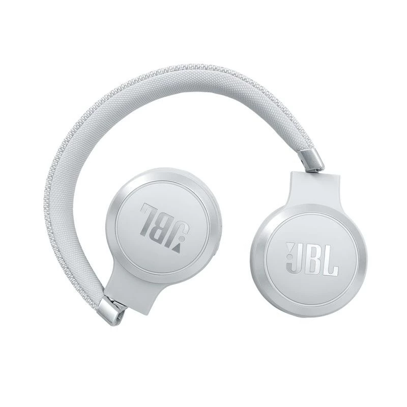 JBL Live 460NC Cuffie on-ear wireless con cancellazione attiva del rumore, Bianco