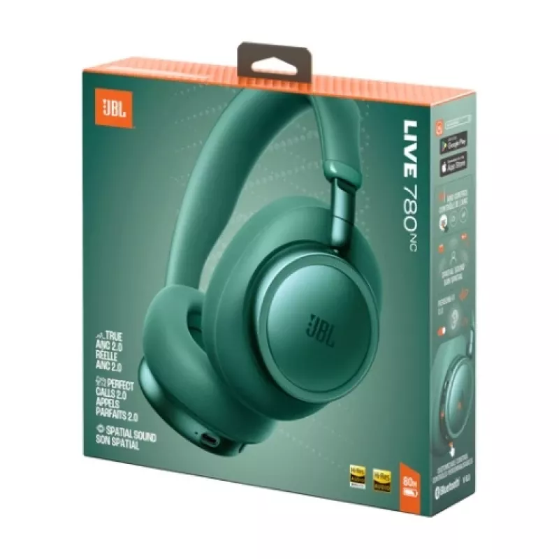 JBL Live 780NC cuffie Bluetooth wireless, verde