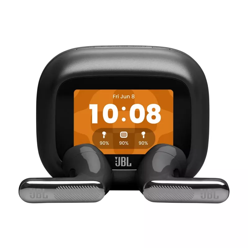 JBL LIVE Flex 4 cuffie in-ear Bluetooth True Wireless con cancellazione adattiva del rumore, nero