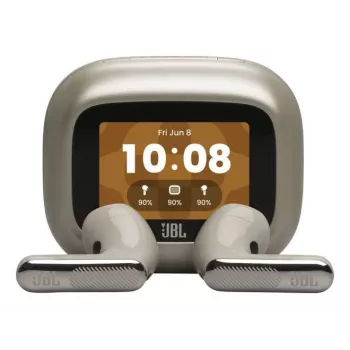 JBL Live Flex 4 Auricolari in-ear True Wireless Stereo con Bluetooth 5.3, cancellazione adattiva del rumore, 50 ore di autonomia, IP54, Spatial Sound, nero