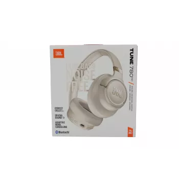 JBL Tune 780NC cuffie over-ear wireless con cancellazione attiva del rumore - beige