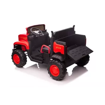 Auto a batteria cavalcabile JC222, rossa