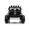 JC666 Auto elettrica per bambini della polizia con luci LED, MP3 e telecomando bianca