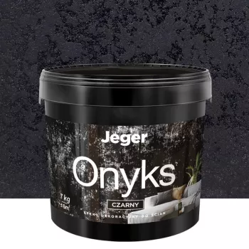 Jeger Intonaco decorativo Plaster Onyks Black 7 kg
