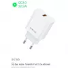 Caricatore rapido smart Jellico AK-165 USB 22.5W QC 3.0 1x USB (5-12V) bianco