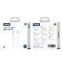 Jellico B1 Cavo dati e ricarica Fast-PD 20W USB-C a USB-C universale durevole e morbido 1m bianco