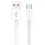 Jellico B1 cavo dati e di ricarica Fast PD 20W da USB a USB-C universale resistente e morbido 1 m bianco