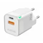 Jellico C44 Mini PD 30W QC 3.0 Caricatore rapido smart adaptive con 1x USB-C (5-20V) / USB 3A bianco