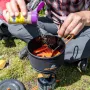 Jetboil Pentola in ceramica 1,5L - Pentola da campeggio con FluxRing, alluminio anodizzato, rivestimento antiaderente, manici pieghevoli