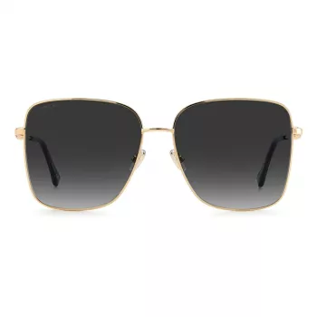 JIMMY CHOO HESTER-S-2M2 Occhiali da sole donna - montatura nera, lenti sfumate grigie, 59 mm