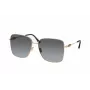 JIMMY CHOO HESTER-S-2M2 Occhiali da sole donna - montatura nera, lenti sfumate grigie, 59 mm