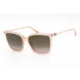 JIMMY CHOO TOTTA-G-S-FWM occhiali da sole donna - montatura in acetato nera, lenti grigie sfumate, 56 mm